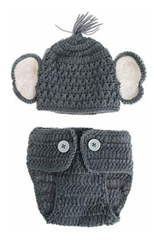 Bebé Recién Nacido Niña - Niño Crochet Knit Traje Fotografía