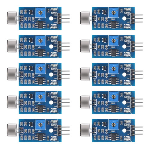 Alinan 10 Modulos De Deteccion De Sensor De Microfono De Son