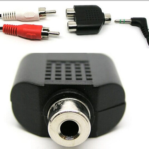 Ficha Adaptadora Doble Hembra Rca A Rca Hembra