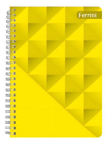 Cuaderno Ferrini Intro Unicolor 120 hojas Cuadro Grande 3 materias 26cm x 20cm Soft Cover Caja 30 Piezas