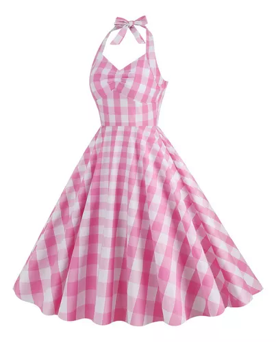 Vestido de Barbie para Niña con Diseño Único - Forro Grueso y Moño para el  Cabello - Maylin