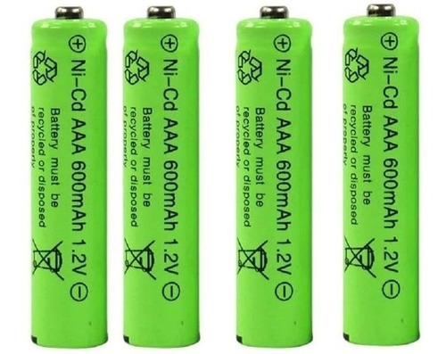 Bateria Recargable Aaa De 1 2 V  Pilas Recargables De Ni-cd