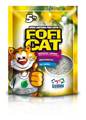 Arena Foficat Limón 5 Kg