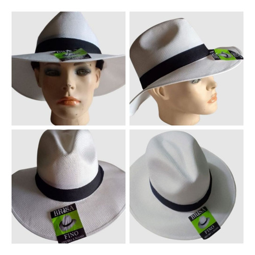 Sombrero Aguadeño Blanco Brisa Fino, Hechos En Colombia