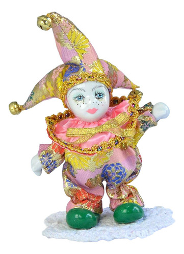 Boneca Palhaço De Porcelana, Decoração De Exibição De