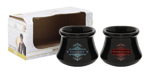 Kit Shot Mini Caldeirões Amortentia Polyjuice Harry Potter