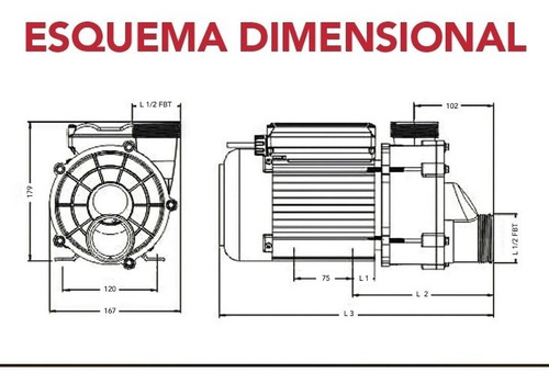 Bomba Para Hidromasaje Hax De 1 Hp 115v