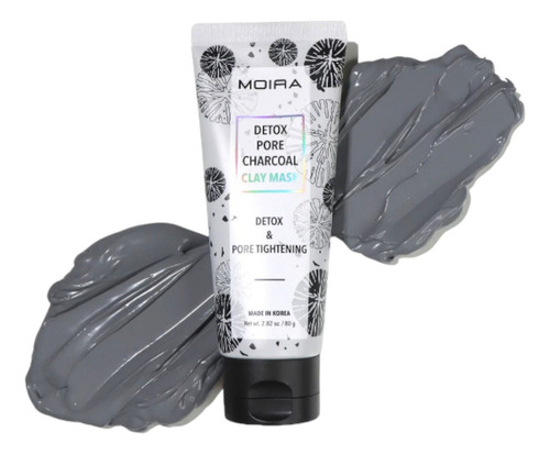 Mascarilla De Arcilla Hidratante Moira Made In Korea Tipo de piel Detox Pore Charcoal