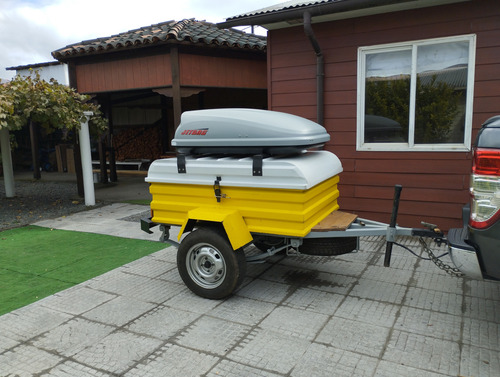 Combo, Carro Arrastre 500 Kg Más Caja Porta Equipaje 340 Lts