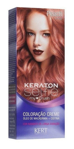 Imagem 2 de 2 de Kit 2 Keraton Selfie My Crush Peach 50g