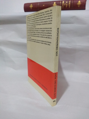 Los Criminologos Los Fundadores El Exilio Español Luis Marco (Usado)