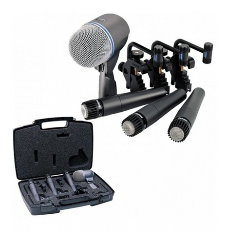 Imagen 3 de 10 de Micrófonos Para Batería Shure Dmk57-52 Con Maletín