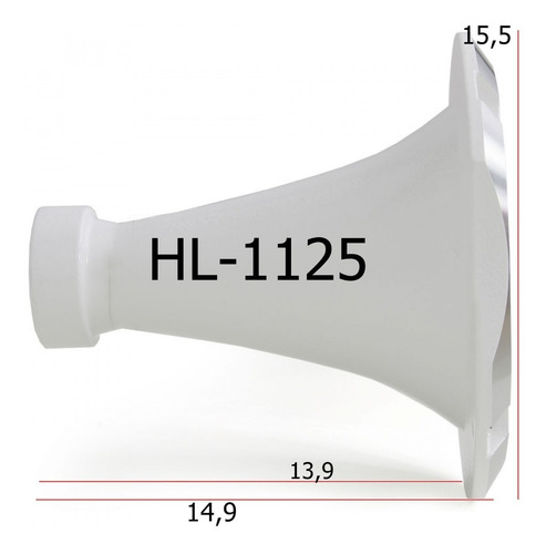 Imagem 3 de 7 de Cone Jarrinho Driver Hl-1125 Corneta Driver Titânio