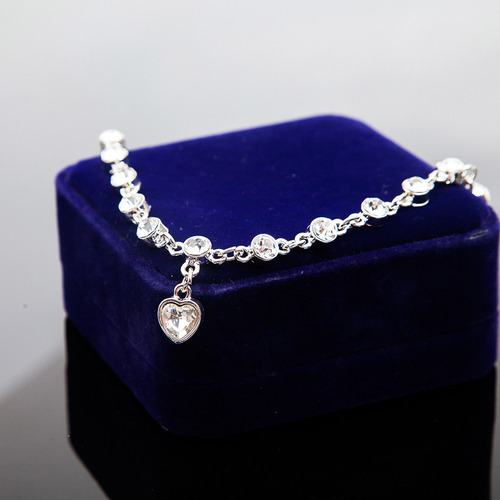 Brazalete De Cristal En Forma De D Para El Día De San Valent