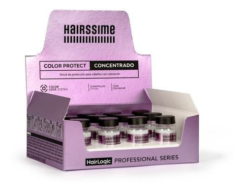 Hair Logic Ampolla Color Protect 12 Unidades X 14ml