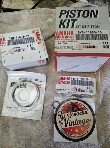 Yamaha Axis 90  Kit Pistón Original 0.25 3vr-11630-10