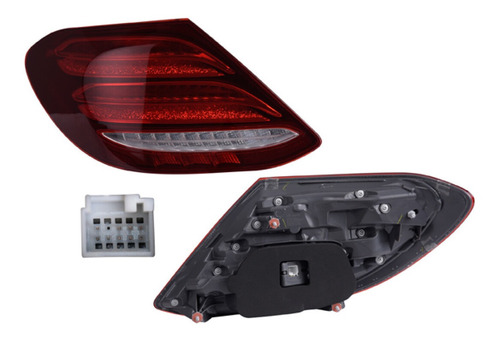 Calavera Izq C/leds Mercedes-benz E400 17 Depo