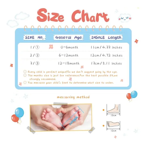 11 cm online pie bebe
