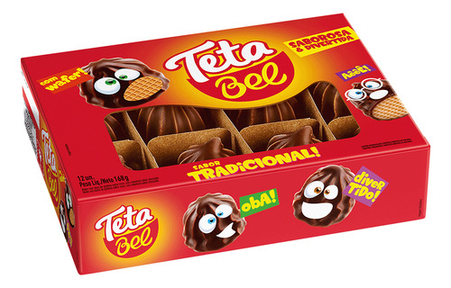 Tetabel Ao Leite Tradicional 12 Unid.