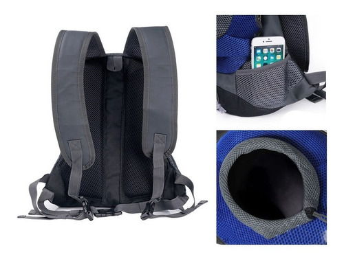 Imagen 6 de 10 de Mochila Bolso Transportador Mascotas Perro Gato Modelo S