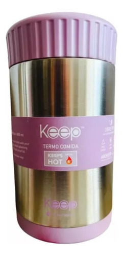 Termo Comida Colores 600ml Keep