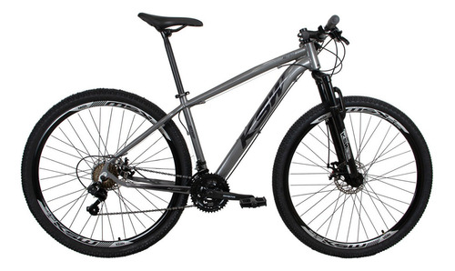 Bicicleta Aro 29 Ksw 27 Velociddes - Freio Hidraulico Tamanho Do Quadro 15   Cor Grafite/preto