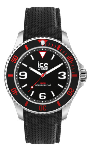 Ice-watch Reloj Unisex De Cuarzo Con Esfera Negra