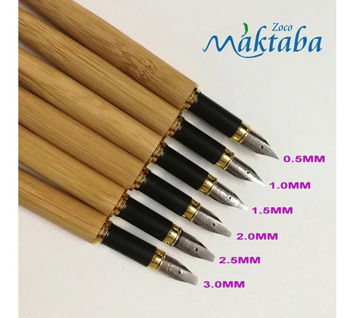 Pluma Estilografo Madera Caligr - Unidad a $49500