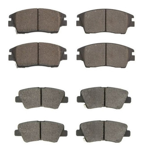 Pastillas De Freno 4 Ruedas Para Hyundai Tucson Tl 15-20