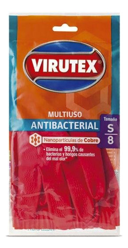 Virutex Guante Multiuso Antibacterial S 1 Par