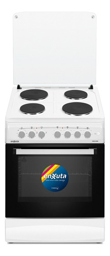 Cocina Electrica Enxuta 4 Discos Con Conveccion Cenx5648w Color Blanco