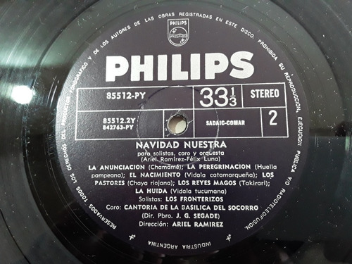 Disco Long Play Misa Criolla Stereo Direccion Ariel Ramirez (Usado)