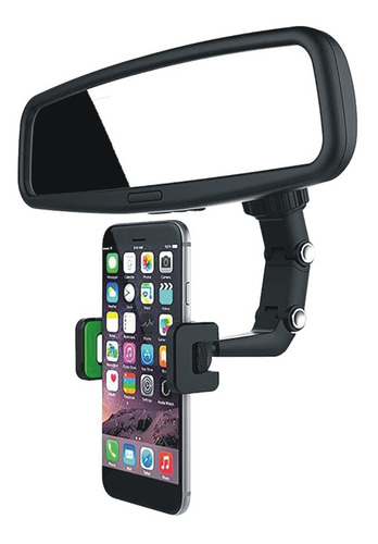 Suporte Para Celular Veicular Retrovisor Multifuncional 360º