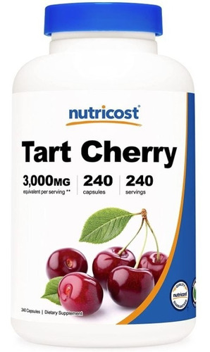 Original Nutricost Extracto De Cereza Tart Cher 3000mg 240ca