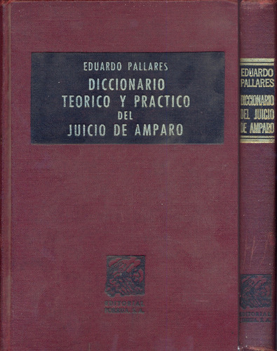 Diccionario Teórico Y Practico Del Juicio De Amparo 
