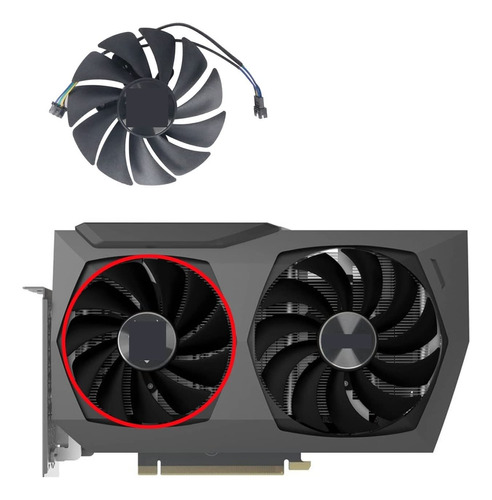 Hazek Mm Ti Gpu Cooler Para Zotac Gaming Rtx Tarjeta Grafica