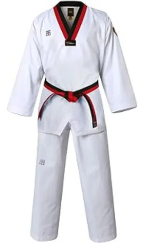 Uniforme De Taekwondo Cuello Rojo