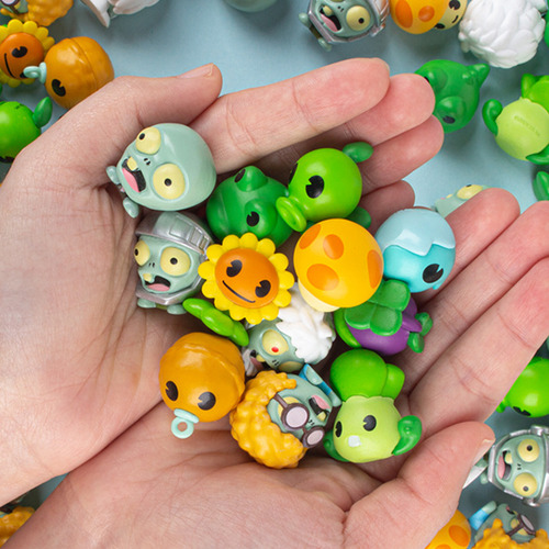 Modelo Mini De Plants Vs Zombies Q Al Azar Para Bebés