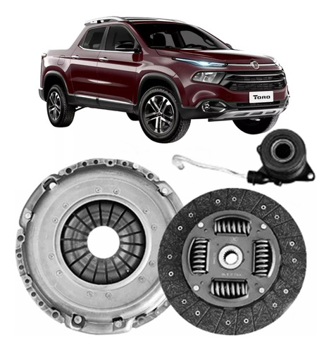 Kit Embreagem Atuador Fiat Toro 2.0 Diesel 4x4 2016 A 2020