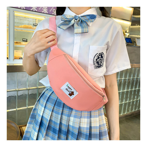 Kit De Mochila Juvenil 5 Pzs Kawaii Modelo Llavero Oso 572