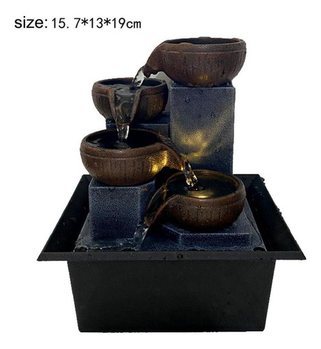 Fuente De Adornos De Feng Shui De 5 Pasos Relajante