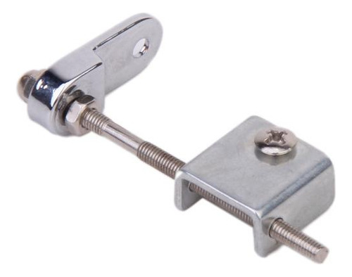 Chrome Scratch Plate Pickguard Soporte De Montaje + Tornillo