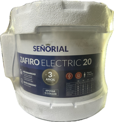 Termotanque Electrico Señorial 20l Teszp20 Blanco