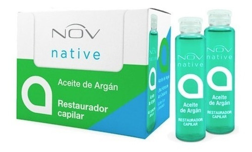 Kit 2 Cajas Ampolla Lino + Argan Nov Hidratante Nutricion
