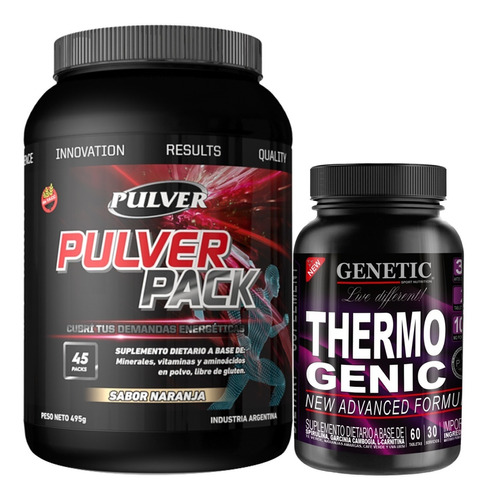 Pulver Pack 45 Sobres = Animal Pak Thermogenic Genetic Dieta