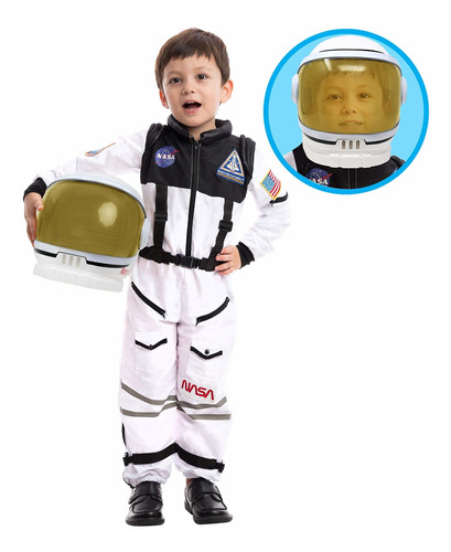 Casco De Astronauta Con Visera Movible, Juego De Juguetes De