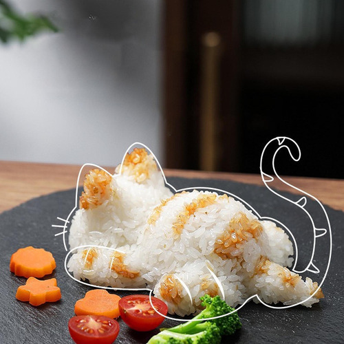 Ff Molde Para Hacer Bolas De Arroz Para Gatos Moldeador De.