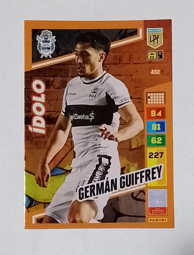 Carta Adrenalyn Xl 2023 Germán Guiffrey Gimnasia Lp N° 432