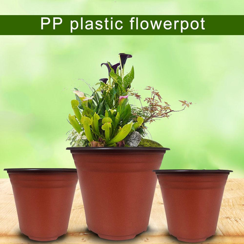 - Maceta De Plástico Para Cultivo De Flores En Casa,
