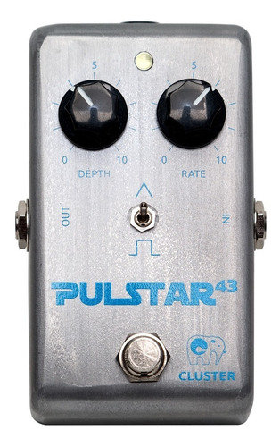 Imagen 2 de 3 de Pedal De Trémolo Analógico P/ Guitarra | Cluster Pulstar-43